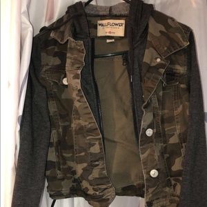 Wallflower Hoodie/Jean Jacket